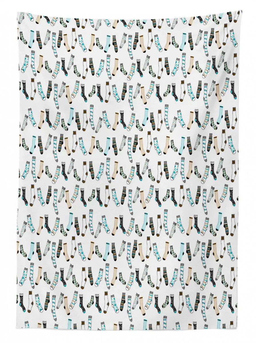 rain of socks laundry 3d printed tablecloth table decor 3086