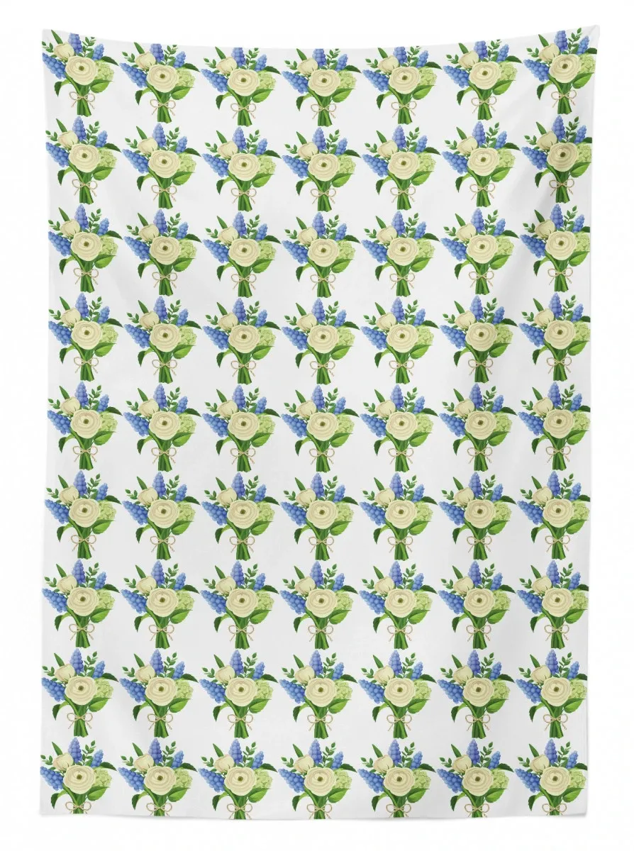 ranunculus bouquets 3d printed tablecloth table decor 8205