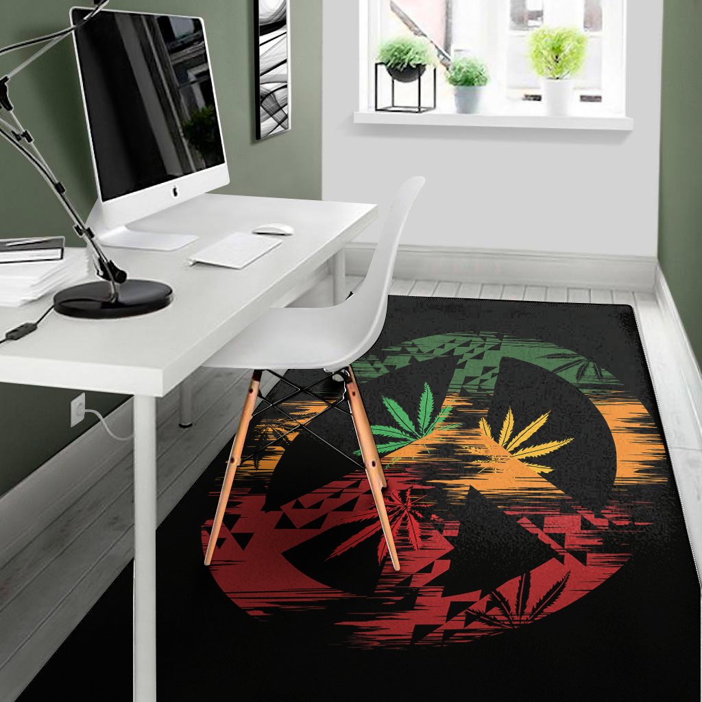 Rasta Peace Sign Print Area Rug Floor Decor rasta peace sign print area rug floor decor 8793