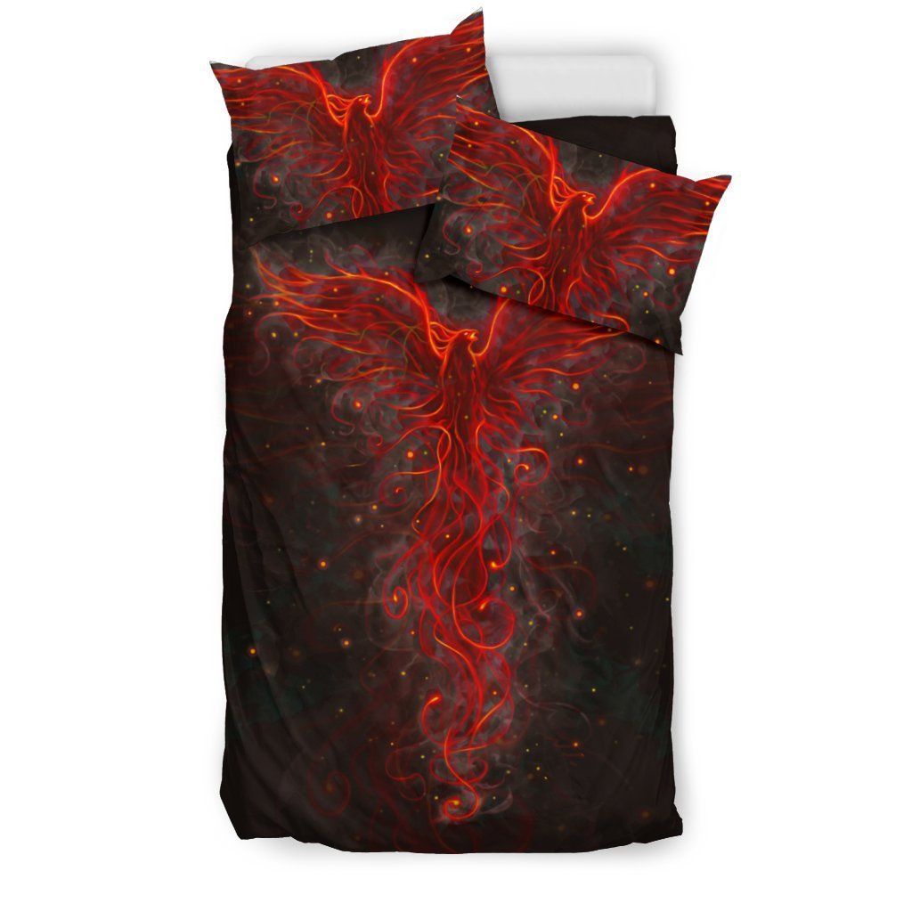 Red Phoenix The Legend The Death Bedding Set Bedroom Decor