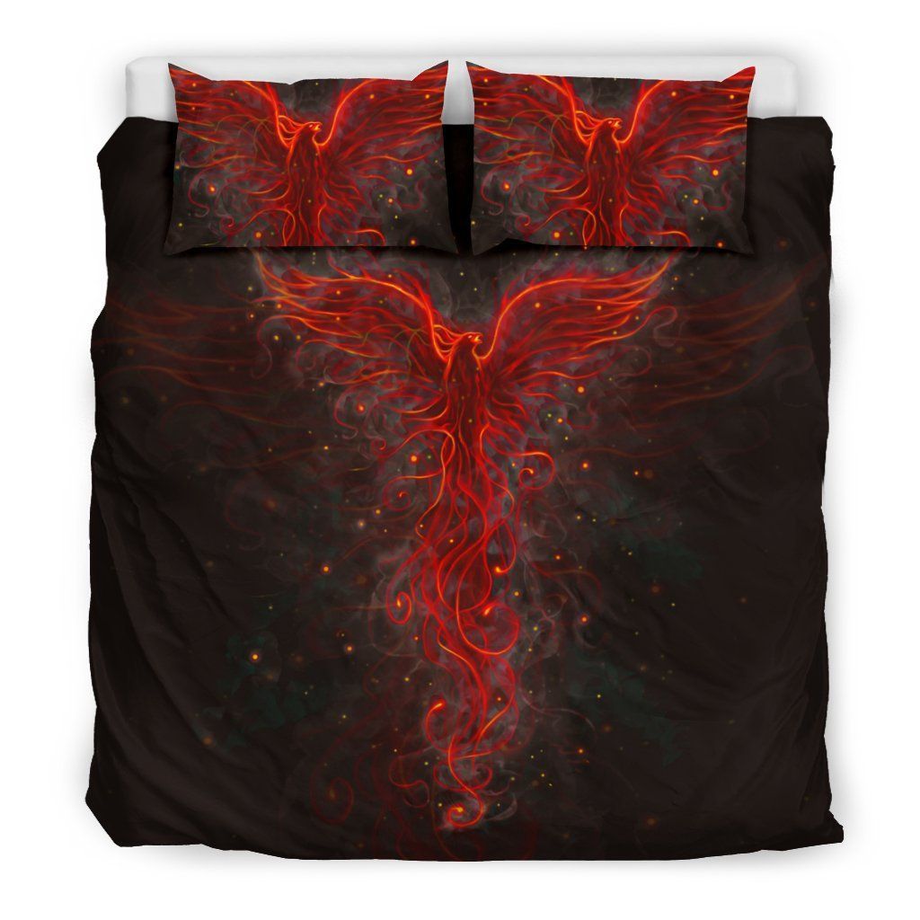 Red Phoenix The Legend The Death Bedding Set Bedroom Decor