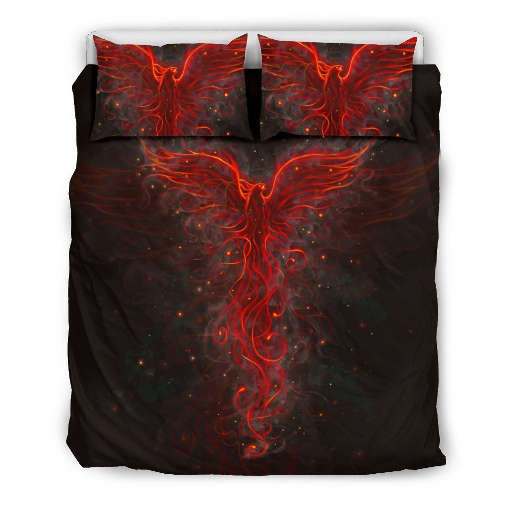 Red Phoenix The Legend The Death Bedding Set Bedroom Decor