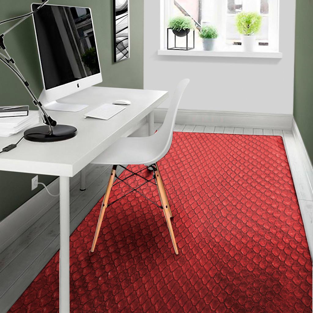 red python snakeskin print area rug floor decor 4862