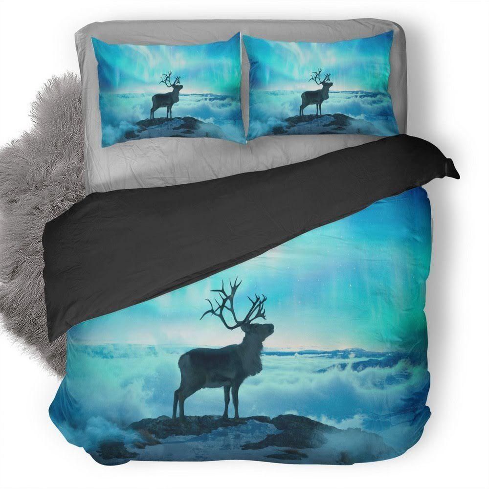 reindeer fantasy art bedding set bedroom decor 2765