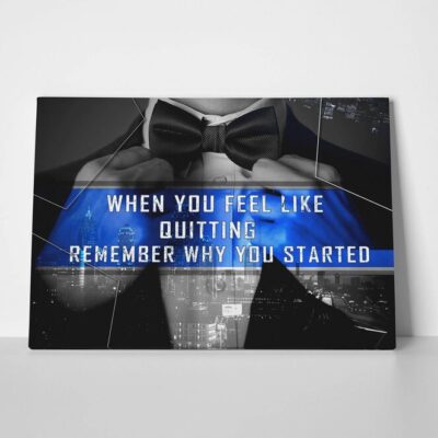 remember why you started motivational positive canvas print wall art decor 4954 scaled