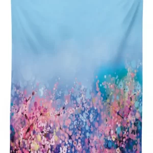 Retro Cherry Blossom 3D Printed Tablecloth Table Decor 1 retro cherry blossom 3d printed tablecloth table decor 5402