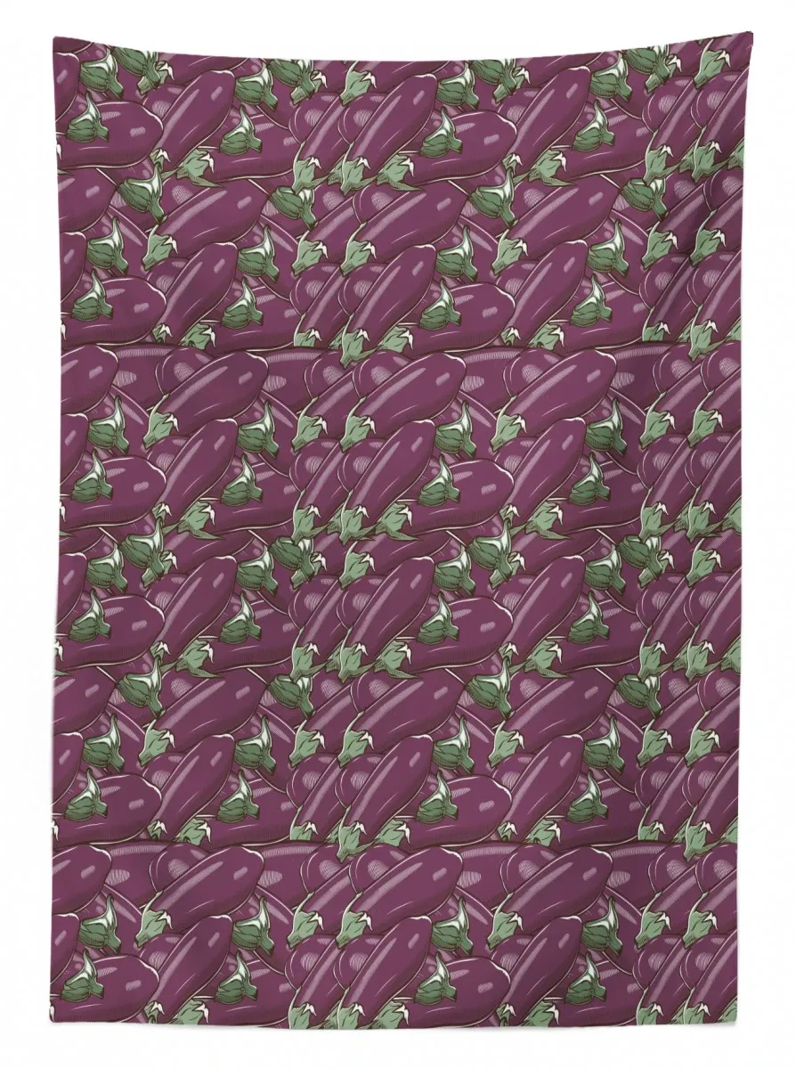retro cusine eating 3d printed tablecloth table decor 7991