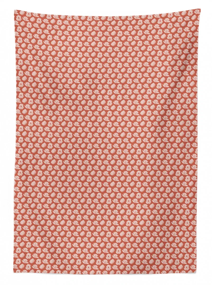 retro design poppy flowers 3d printed tablecloth table decor 2769