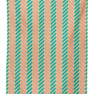 retro zigzag lines 3d printed tablecloth table decor 3569