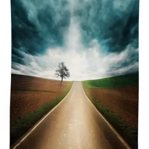 Roads Travel Clouds 3D Printed Tablecloth Table Decor 1 roads travel clouds 3d printed tablecloth table decor 6829