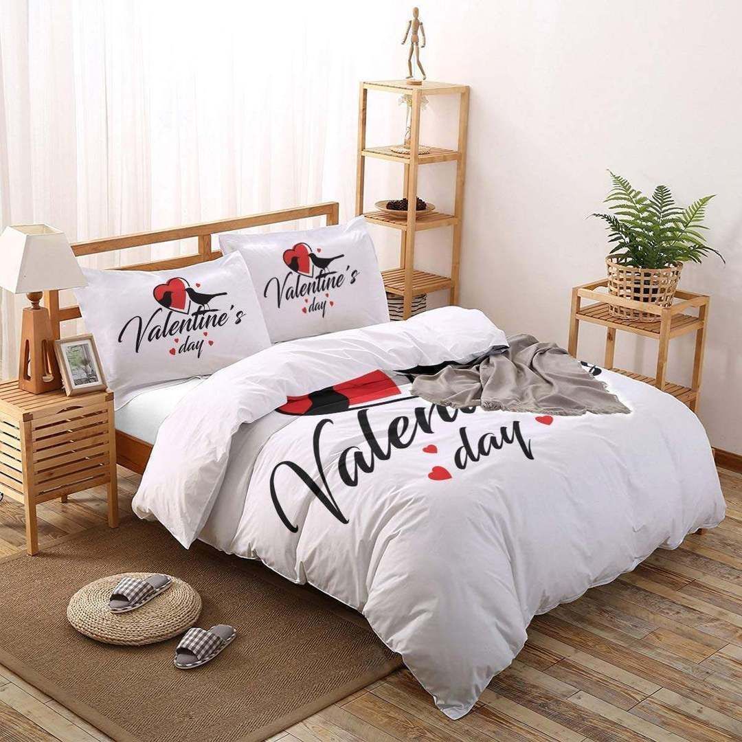 romantic valentine day duvet cover bedding set 1170