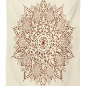 round lace 3d printed tablecloth table decor 4358