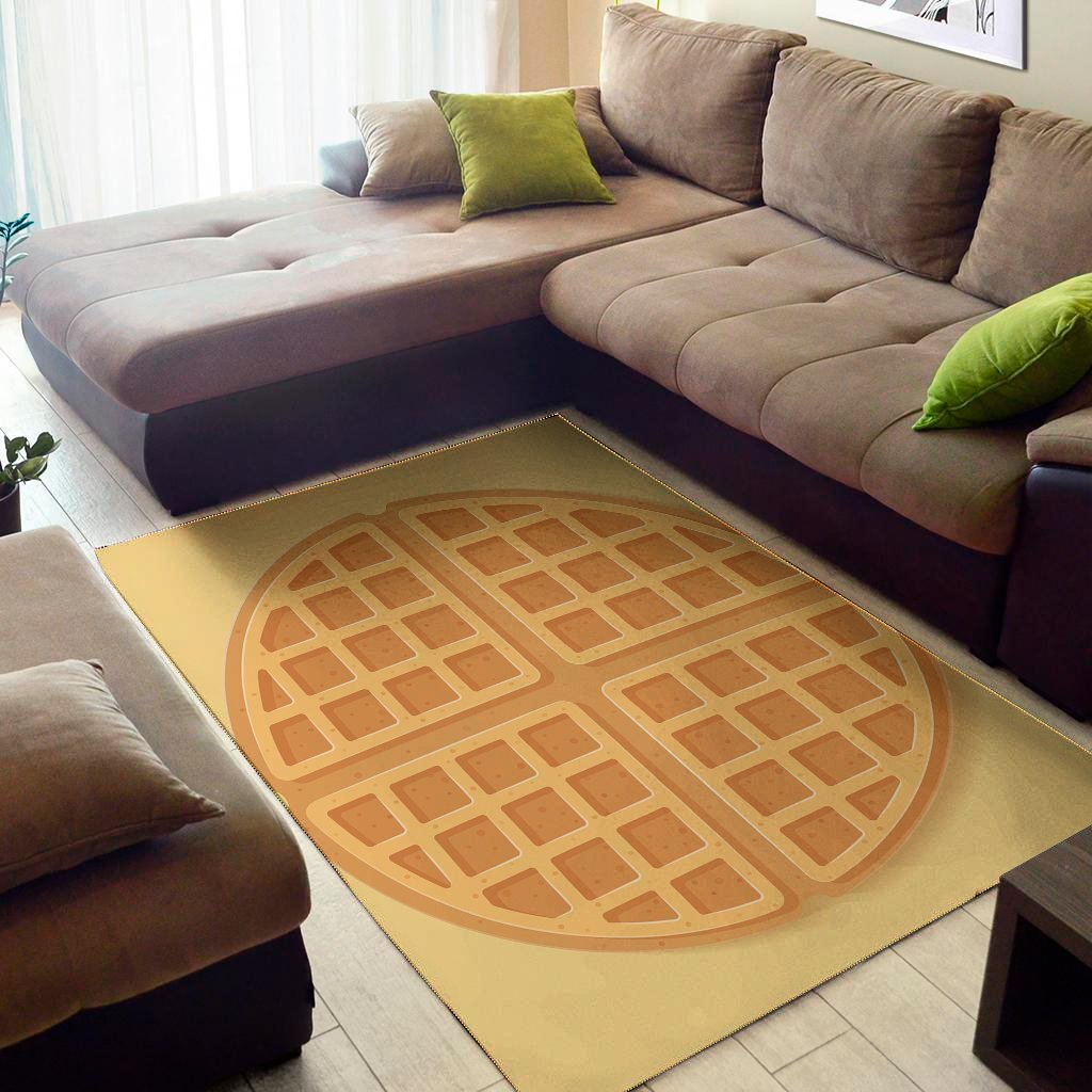 round waffle print area rug floor decor 7368