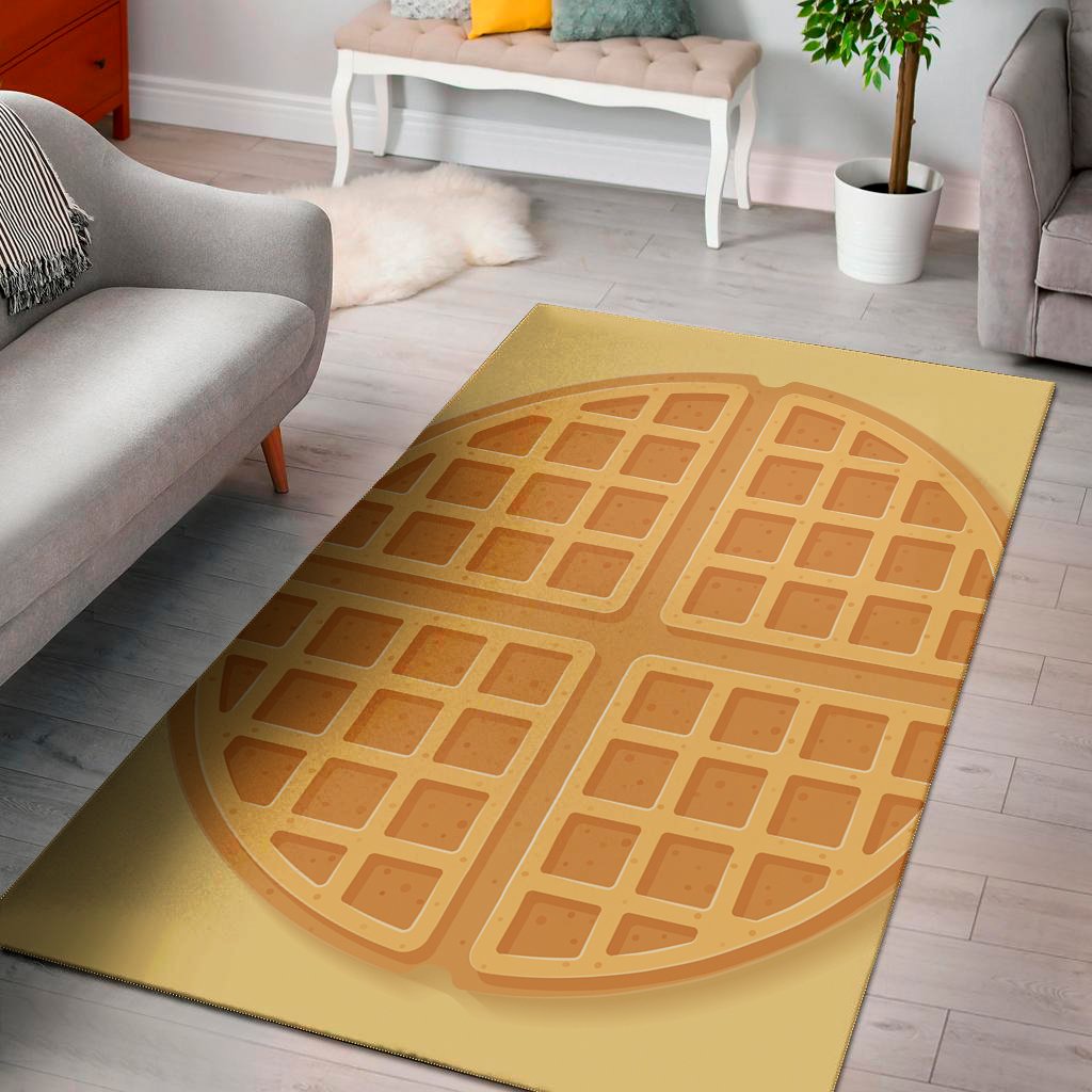 round waffle print area rug floor decor 8016