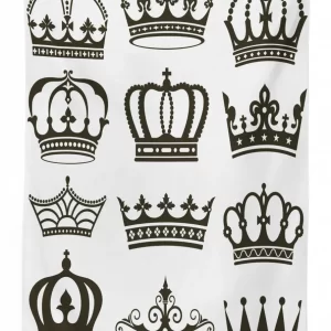 royalty crowns 3d printed tablecloth table decor 8402