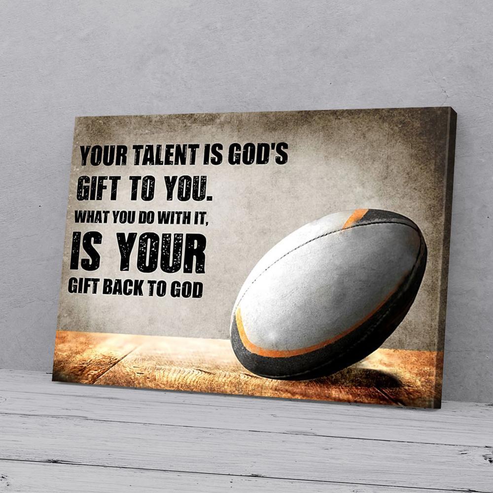rugby canvas prints wall art decor 1133