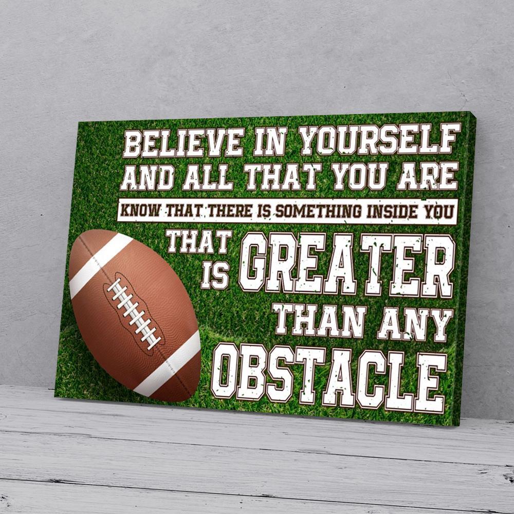 rugby football horizontal canvas prints wall art decor 3524