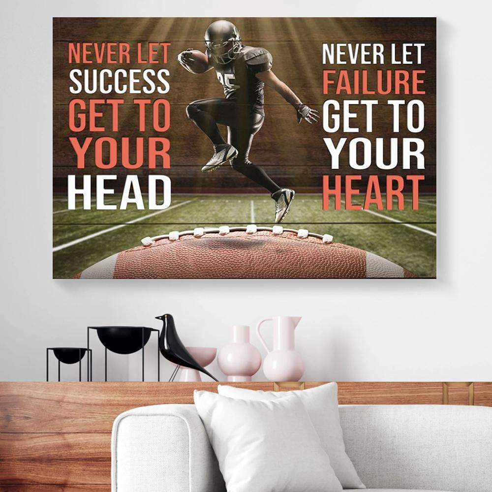 rugby football horizontal canvas prints wall art decor 5420