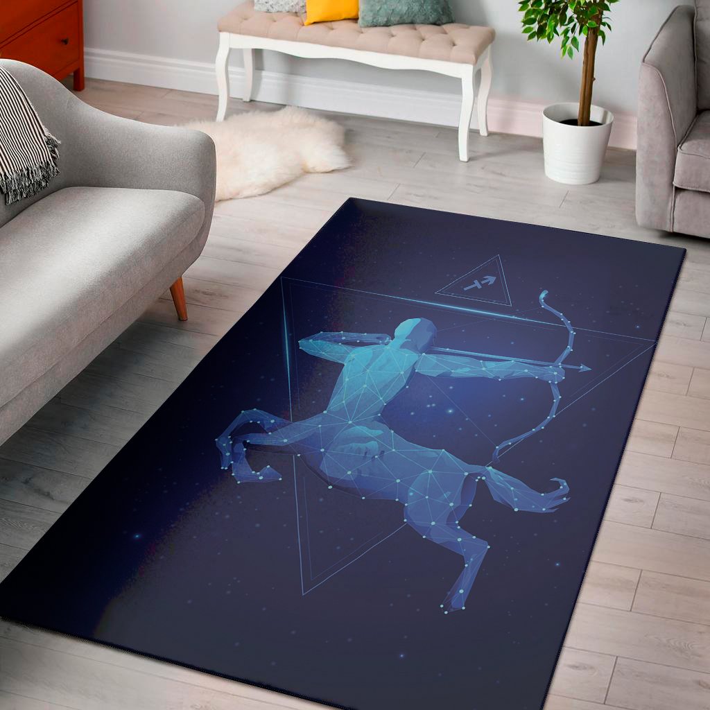 Sagittarius Horoscope Sign Print Area Rug Floor Decor sagittarius horoscope sign print area rug floor decor 7337