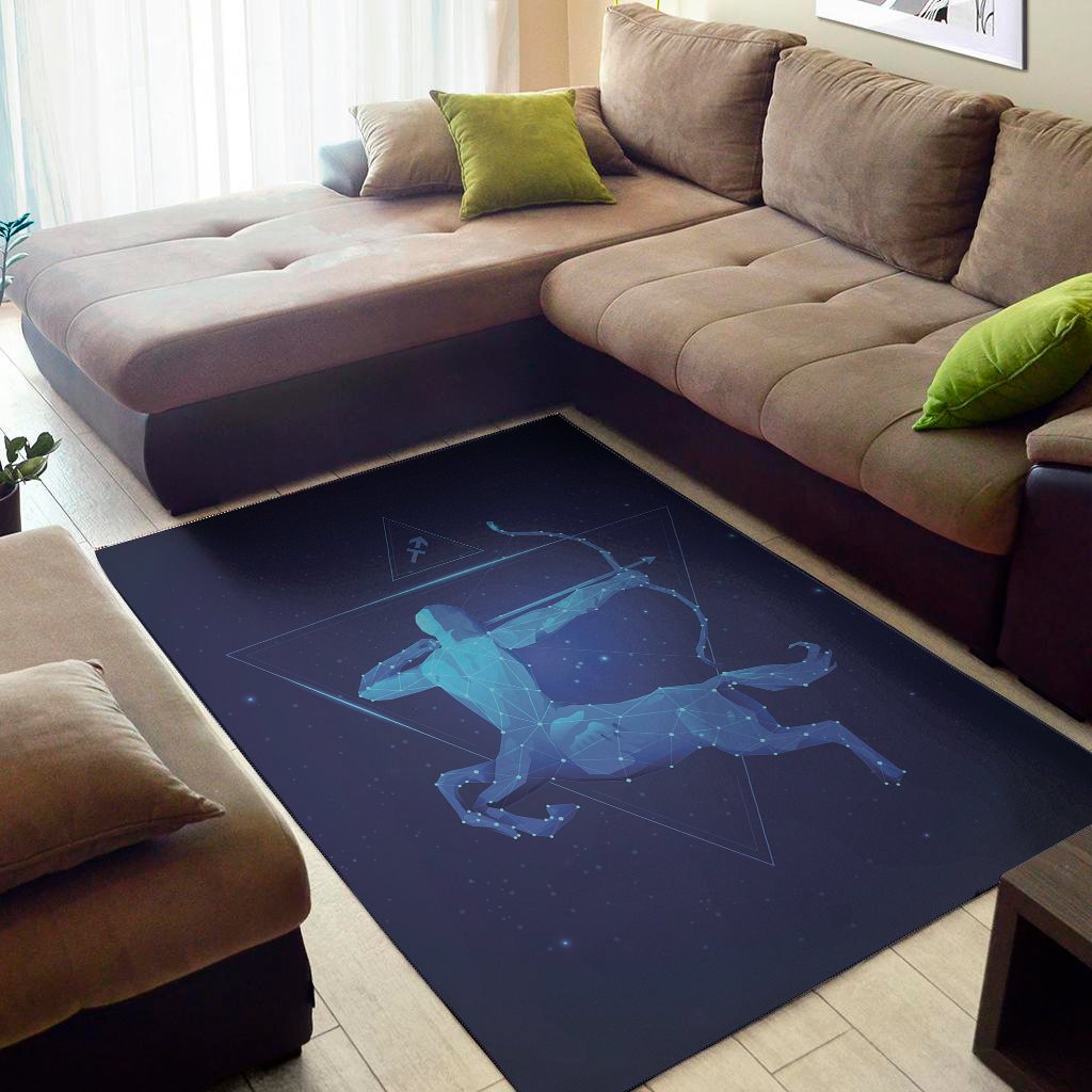 Sagittarius Horoscope Sign Print Area Rug Floor Decor sagittarius horoscope sign print area rug floor decor 8612
