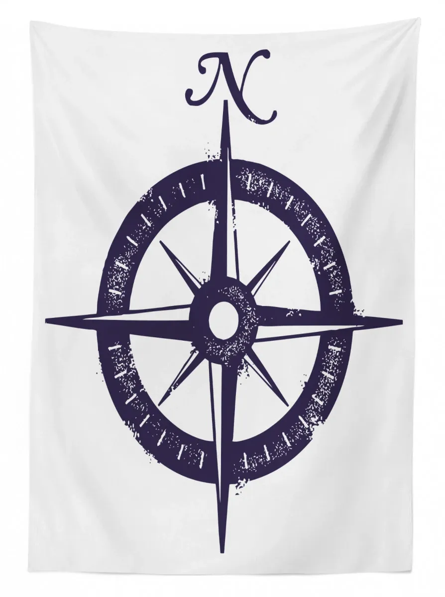 sailing navy color 3d printed tablecloth table decor 4572