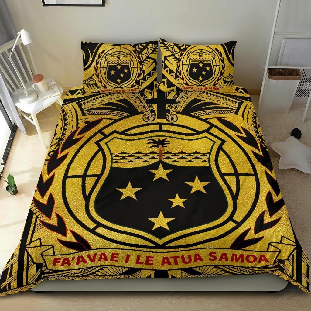 samoa coat of arm bedding set bedroom decor 1618