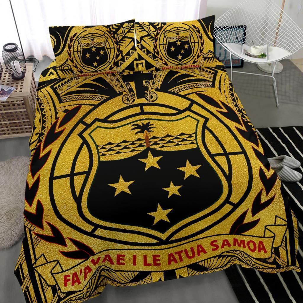 samoa coat of arm bedding set bedroom decor 4802