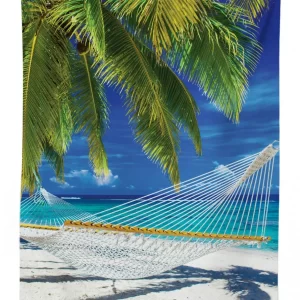 sandy palm coconut sea 3d printed tablecloth table decor 7752