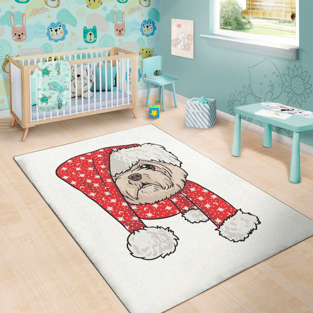 Santa Shih Tzu Print Area Rug Floor Decor santa shih tzu print area rug floor decor 4894