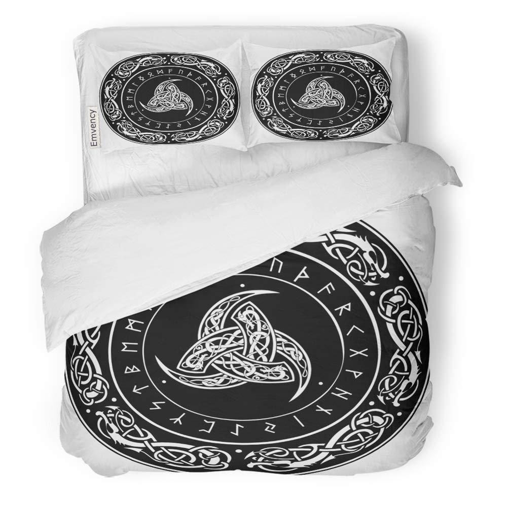 scandinavic and runes norse bedding set bedroom decor 4039