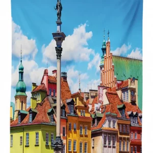 scenic old warsaw 3d printed tablecloth table decor 8492