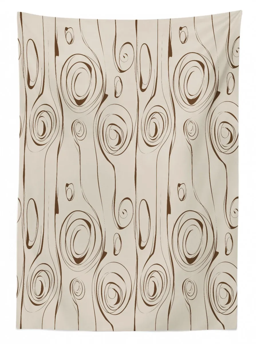 scribble spirals 3d printed tablecloth table decor 8571
