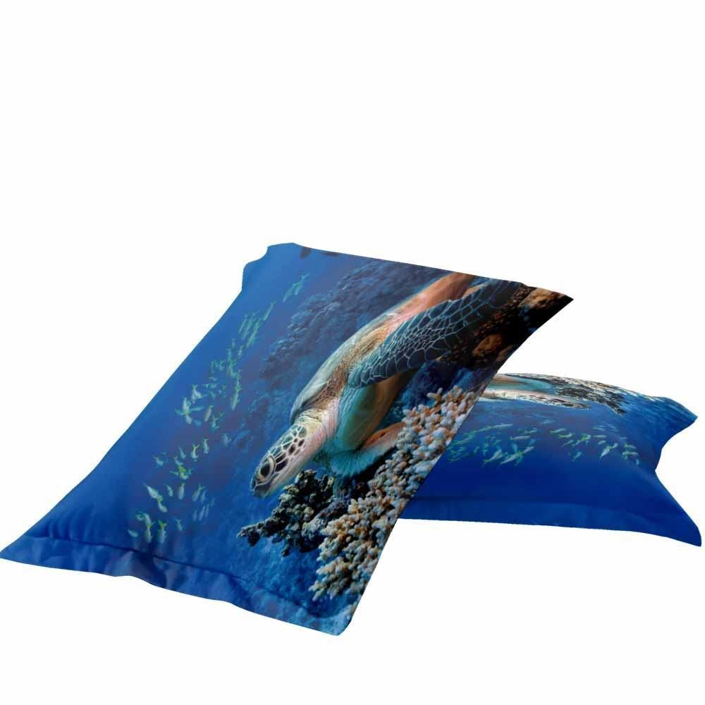 Sea Turtle Under Ocean Printed Bedding Set Bedroom Decor sea turtle under ocean printed bedding set bedroom decor 6281
