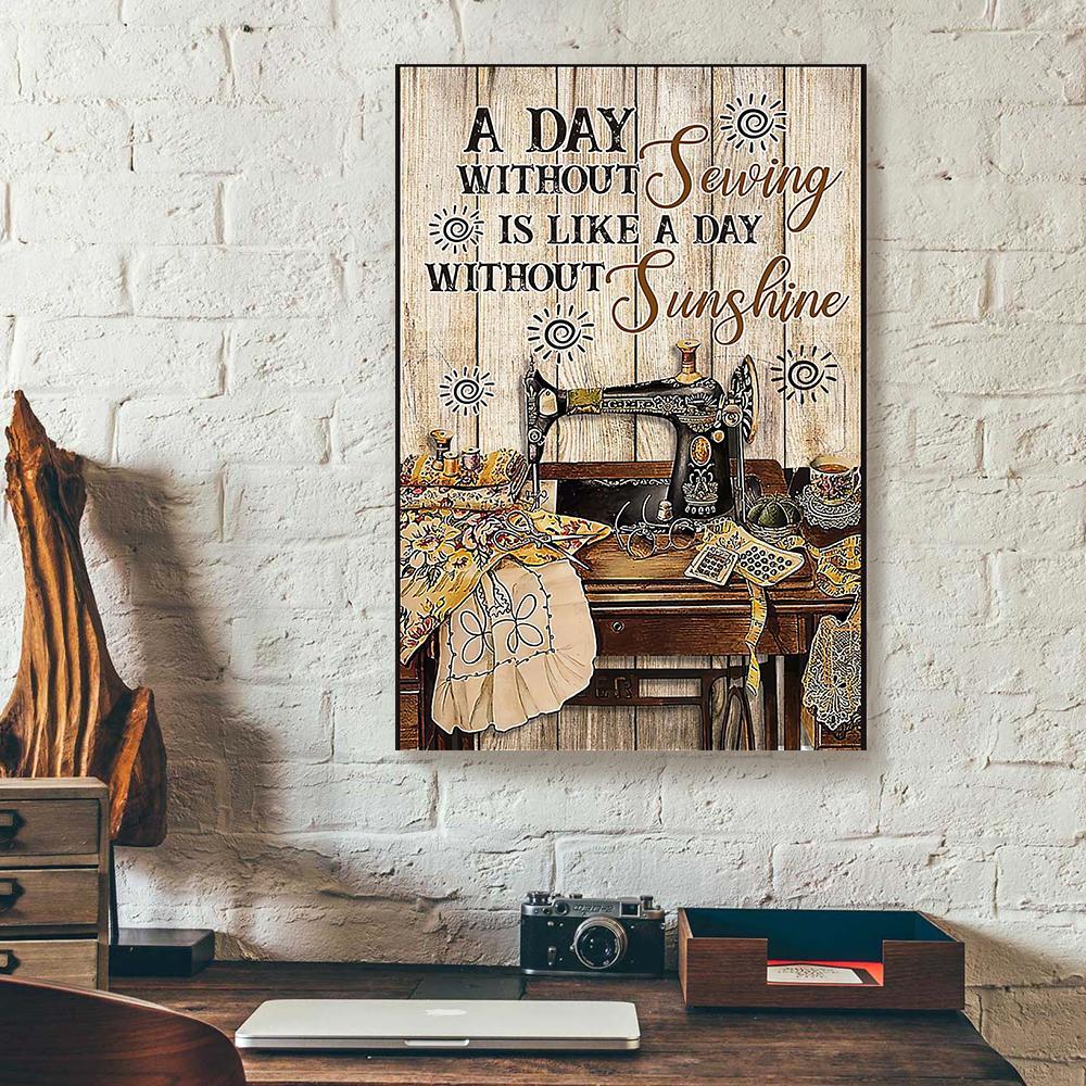 sewing canvas prints wall art decor 3734