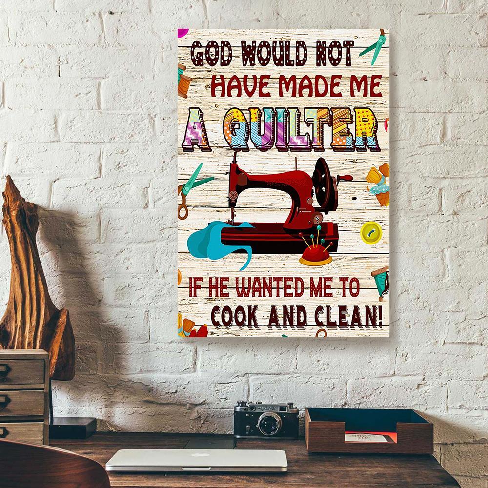 sewing canvas prints wall art decor 4661