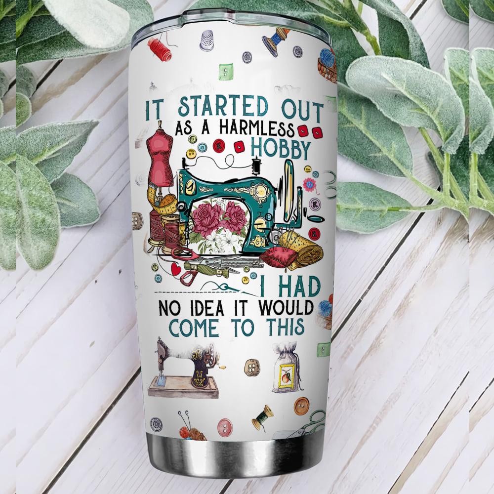 sewing it is not a normal hobby stainless steel tumbler 1803