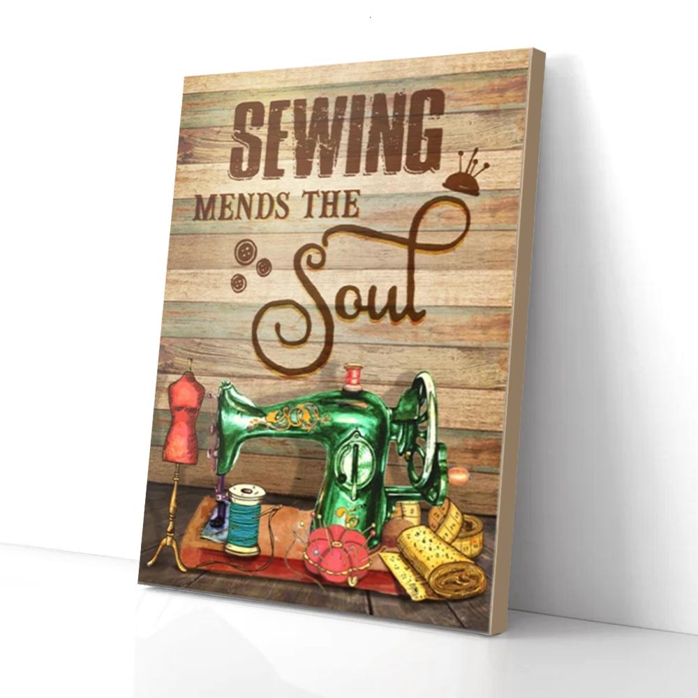 sewing soul canvas prints wall art decor 1158