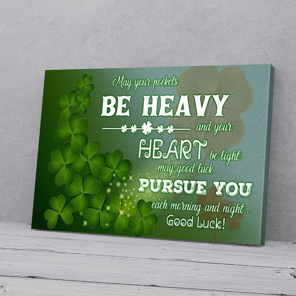 shamrock patricks day canvas prints wall art decor 3711