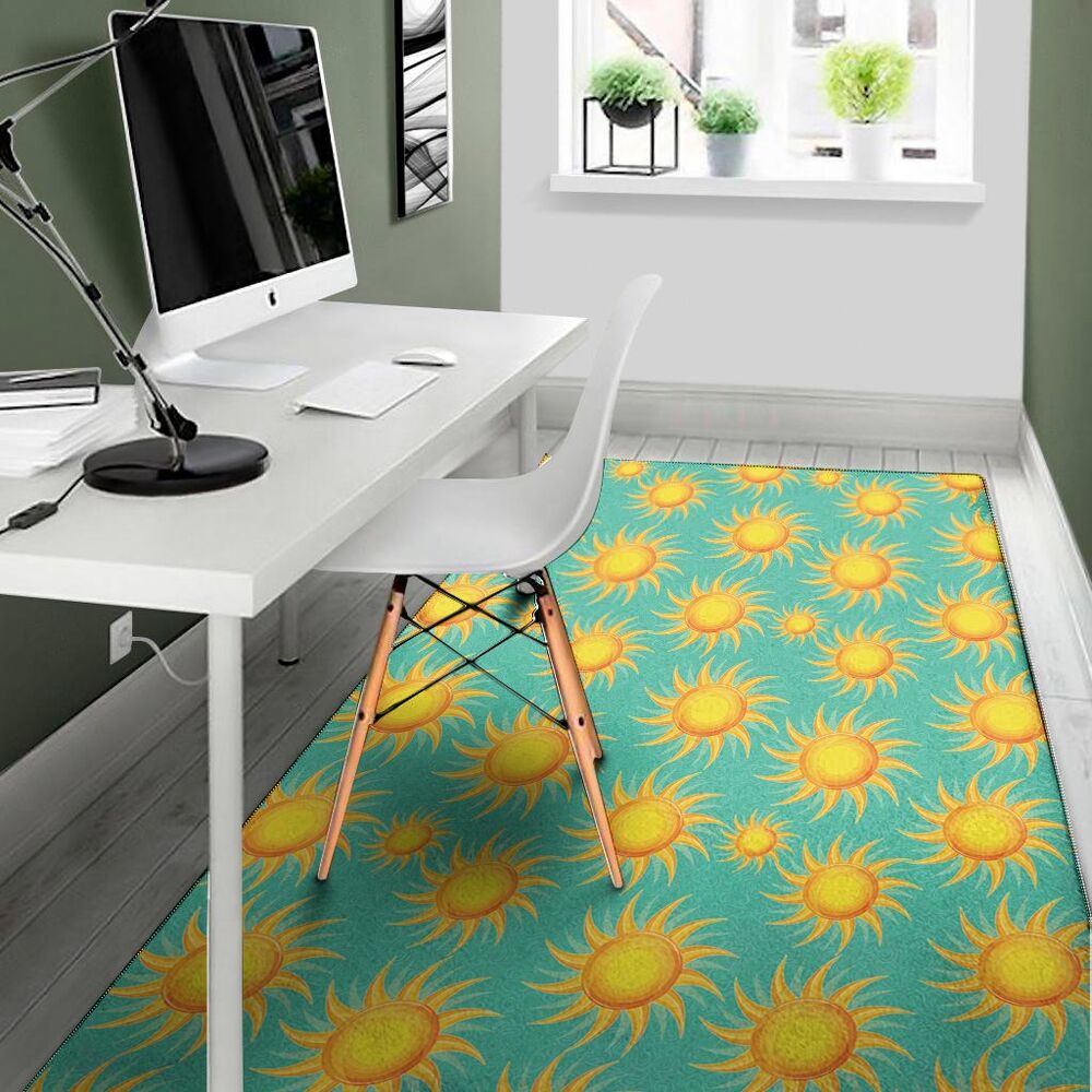 Shiny Sun Pattern Print Area Rug Floor Decor shiny sun pattern print area rug floor decor 2111