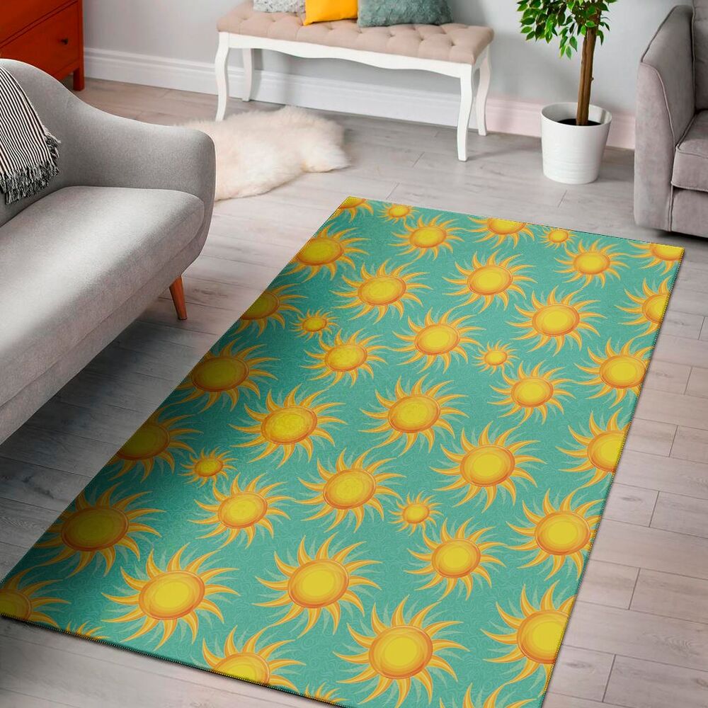 Shiny Sun Pattern Print Area Rug Floor Decor shiny sun pattern print area rug floor decor 5740