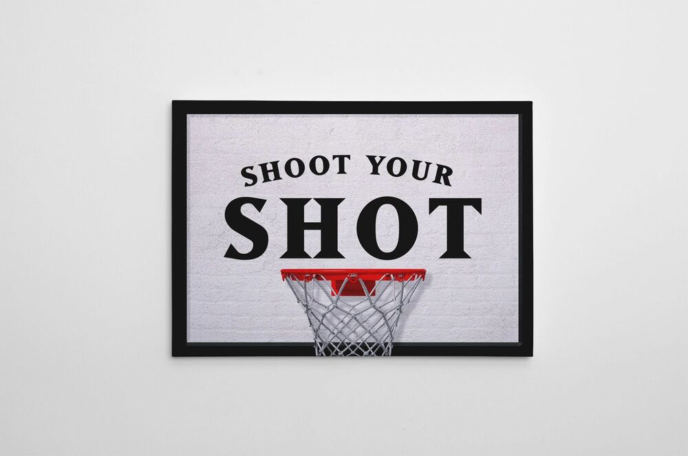 Shoot Your Shot Motivational Positive Canvas Print - Wall Art Decor shoot your shot motivational positive canvas print wall art decor 1746 scaled