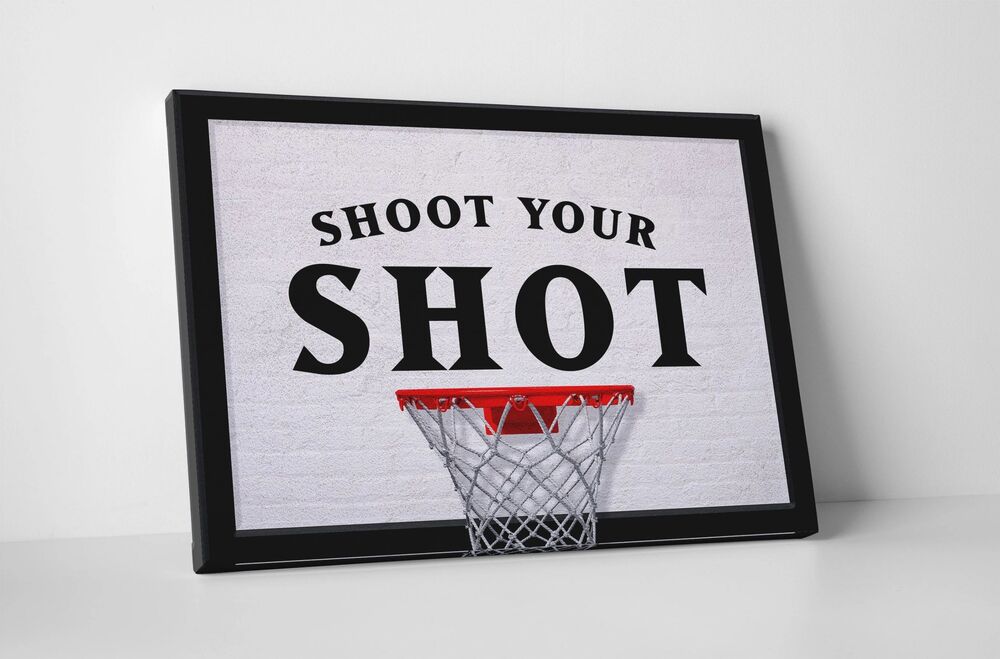Shoot Your Shot Motivational Positive Canvas Print - Wall Art Decor shoot your shot motivational positive canvas print wall art decor 6751 scaled