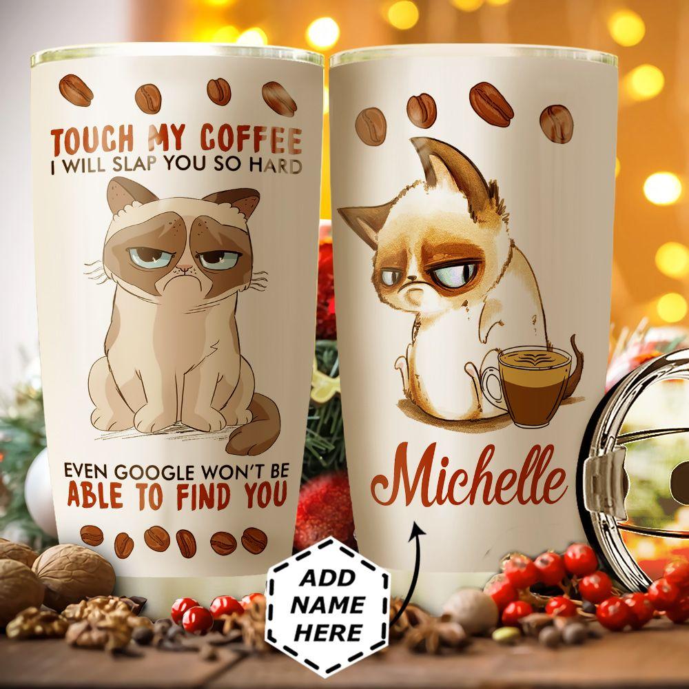 Siamese Cat Personalized Stainless Steel Tumbler siamese cat personalized stainless steel tumbler 6151