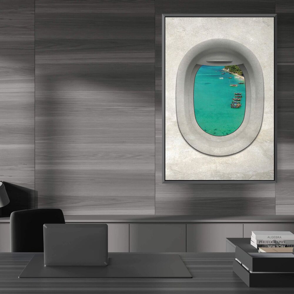 single plane view bali motivational positive canvas print wall art decor 5422