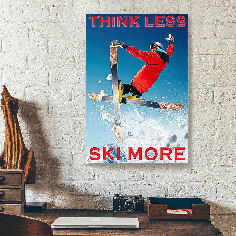 skiing canvas prints wall art decor 1205