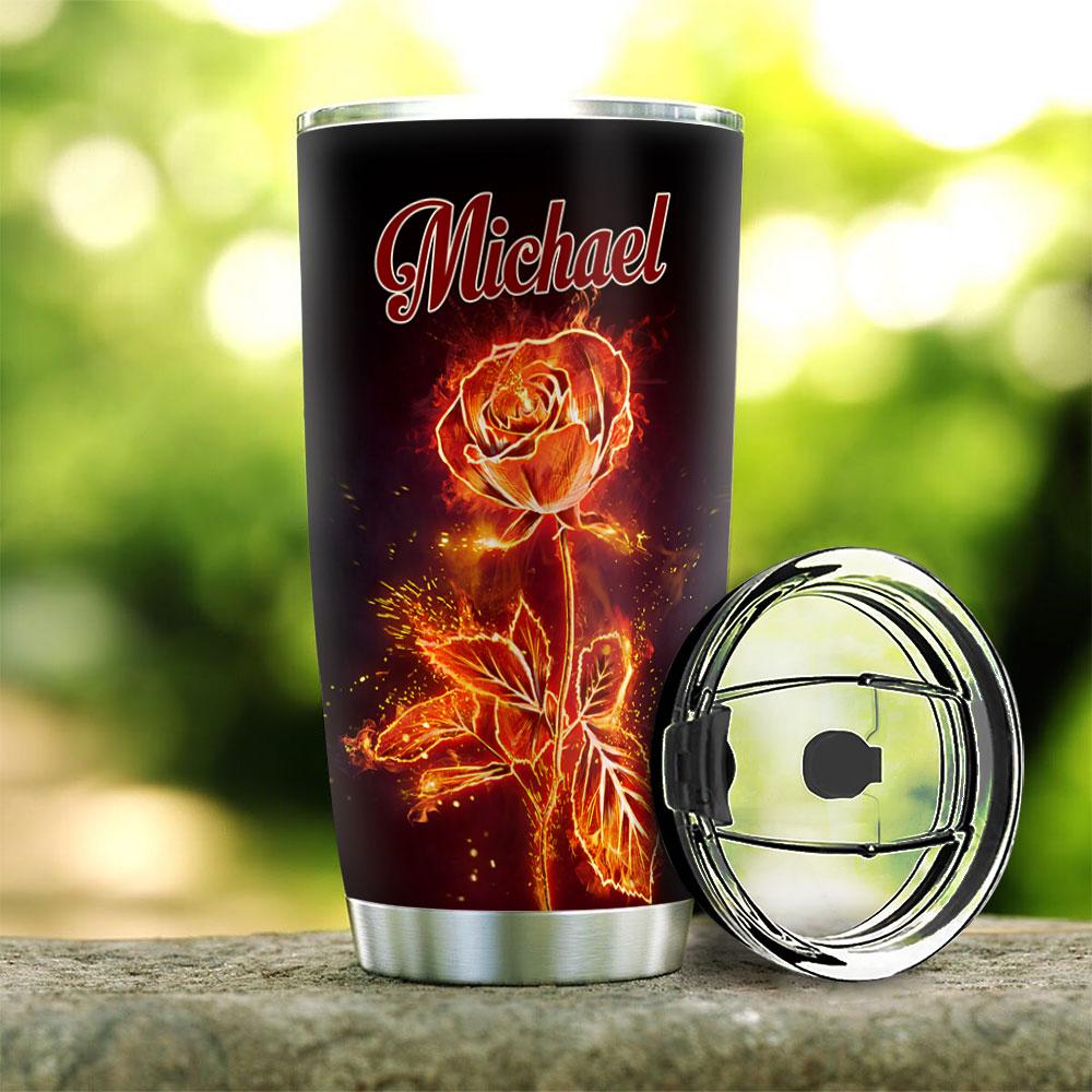 skull personalized stainless steel tumbler 2816