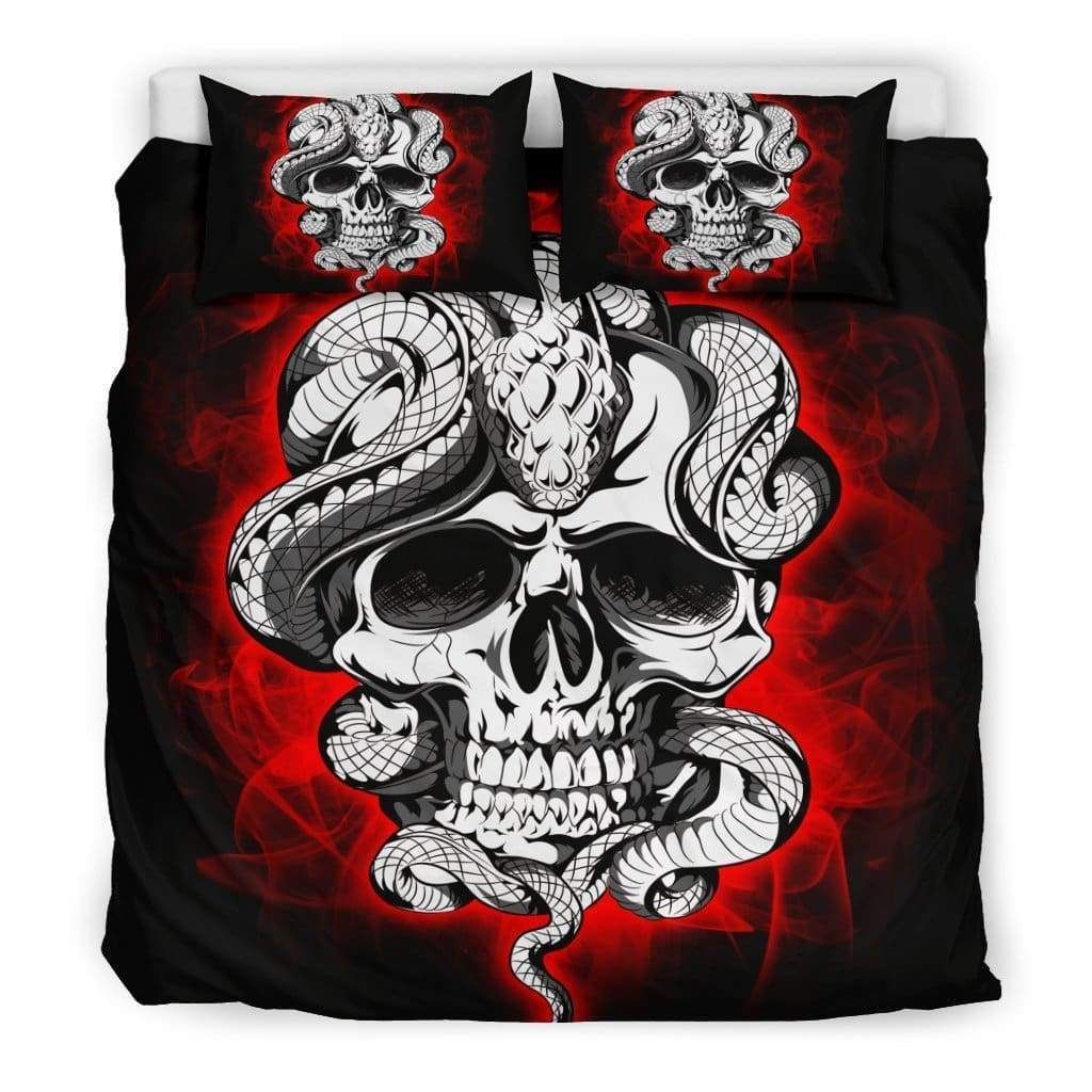 Snake Skull Bedding Set Bedroom Decor snake skull bedding set bedroom decor 8719