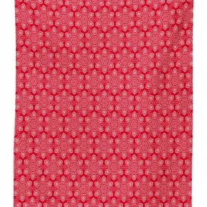 snowflake motif with dots 3d printed tablecloth table decor 4178