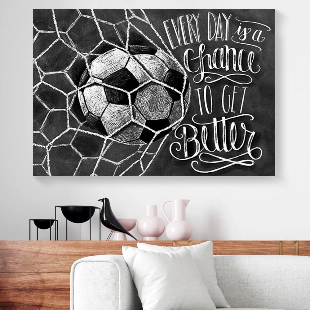 soccer canvas prints wall art decor 1648