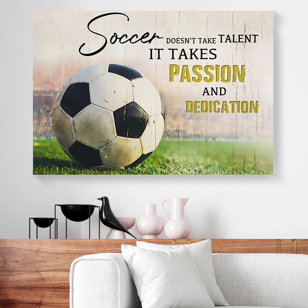 soccer canvas prints wall art decor 6133
